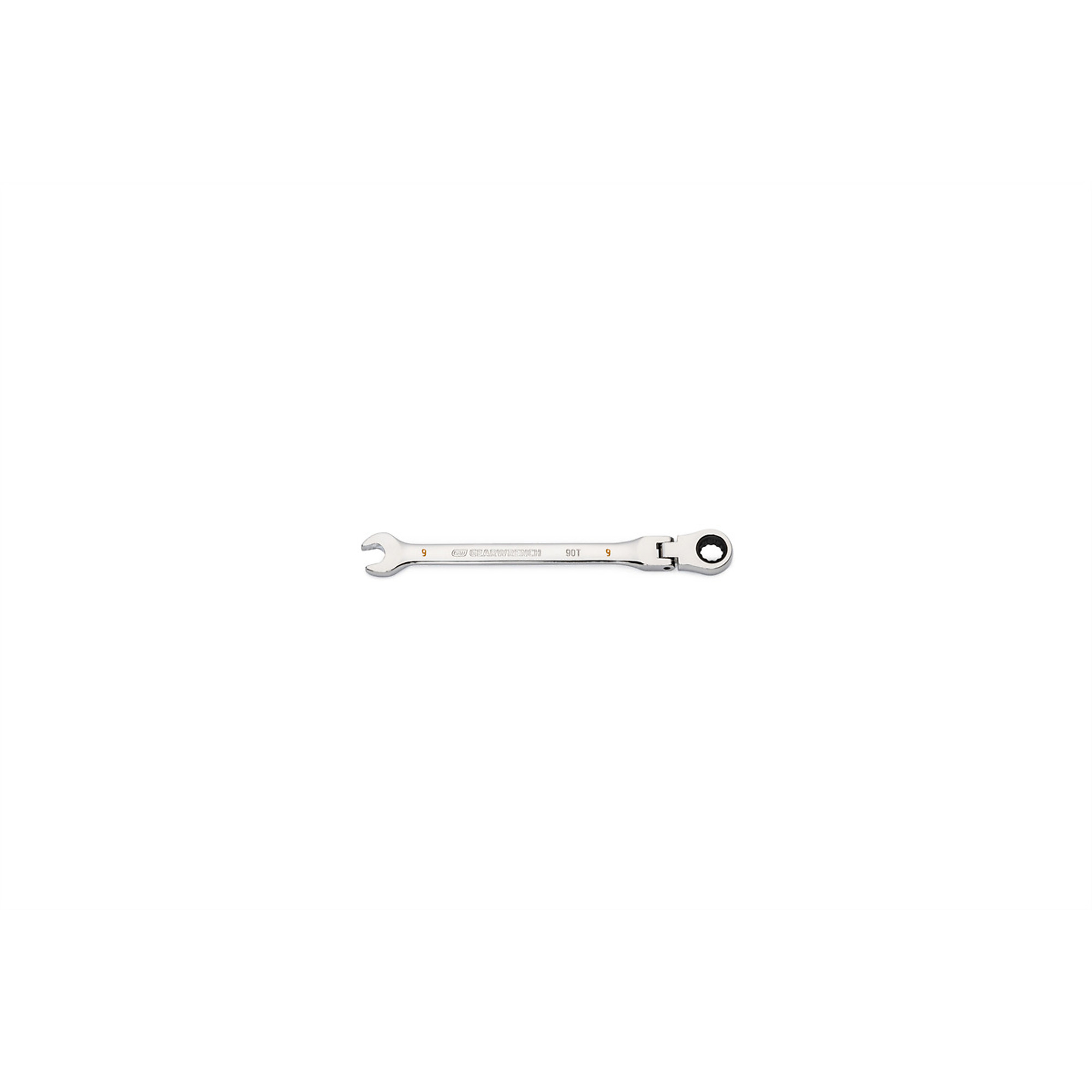 Gearwrench 9mm 90T 12-Point Flex Combination Ratchet Wrench, Model# KDT86709